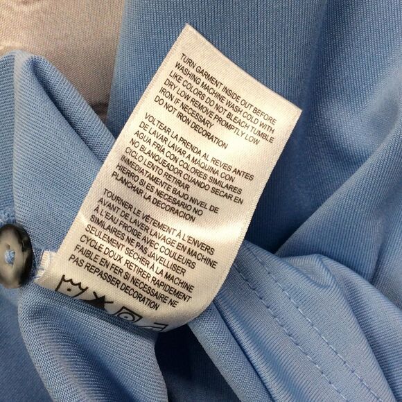 Majestic Section 101 Polo Shirt Men's Sz 2XL NCAA UNC Tar Heels Athleisure Golf - Picture 9 of 10